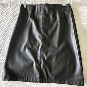 Pleather skirt